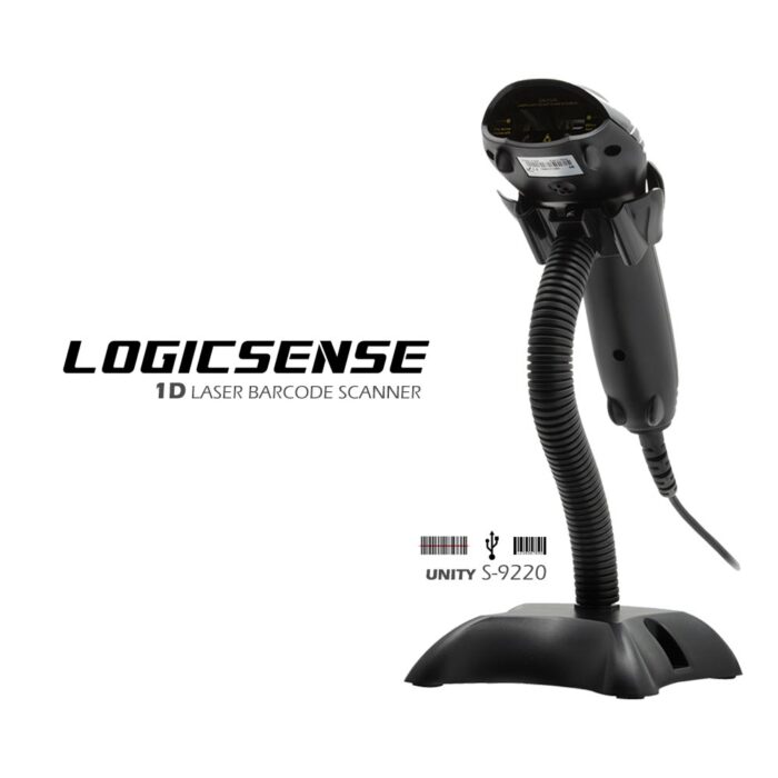 Logicsense Wired Barcode Scanner + Flexi Stand | Model: S9220