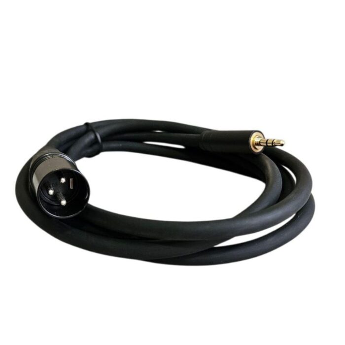 XLR to 3.5mm Cable | 2m Male to Male Audio Cable